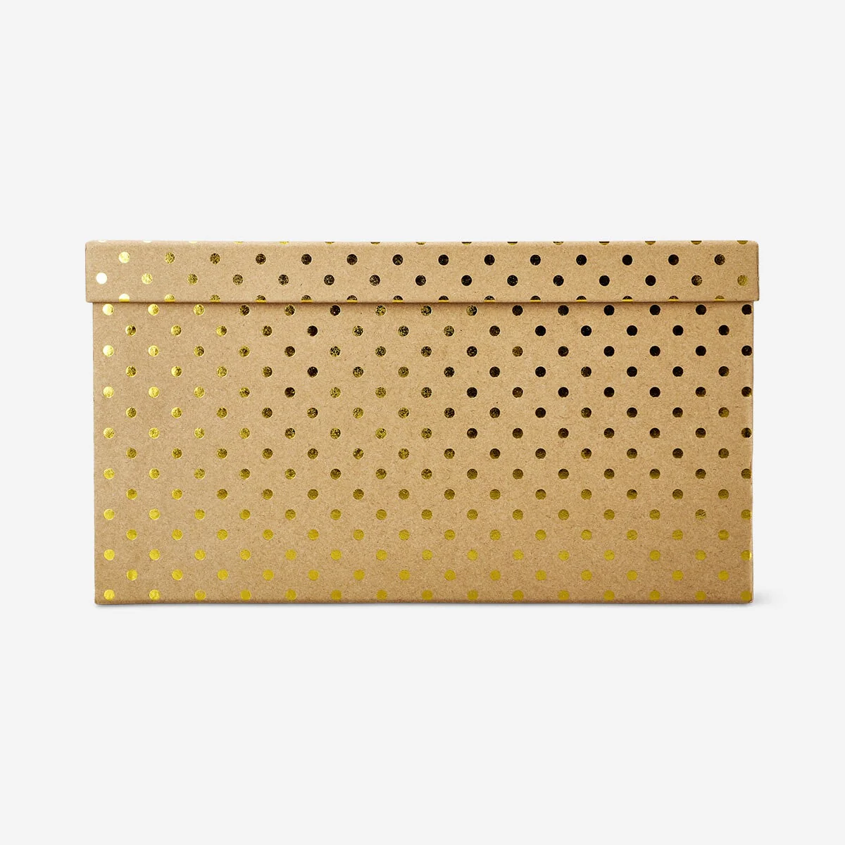 Gift box with foil dots - 28 cm