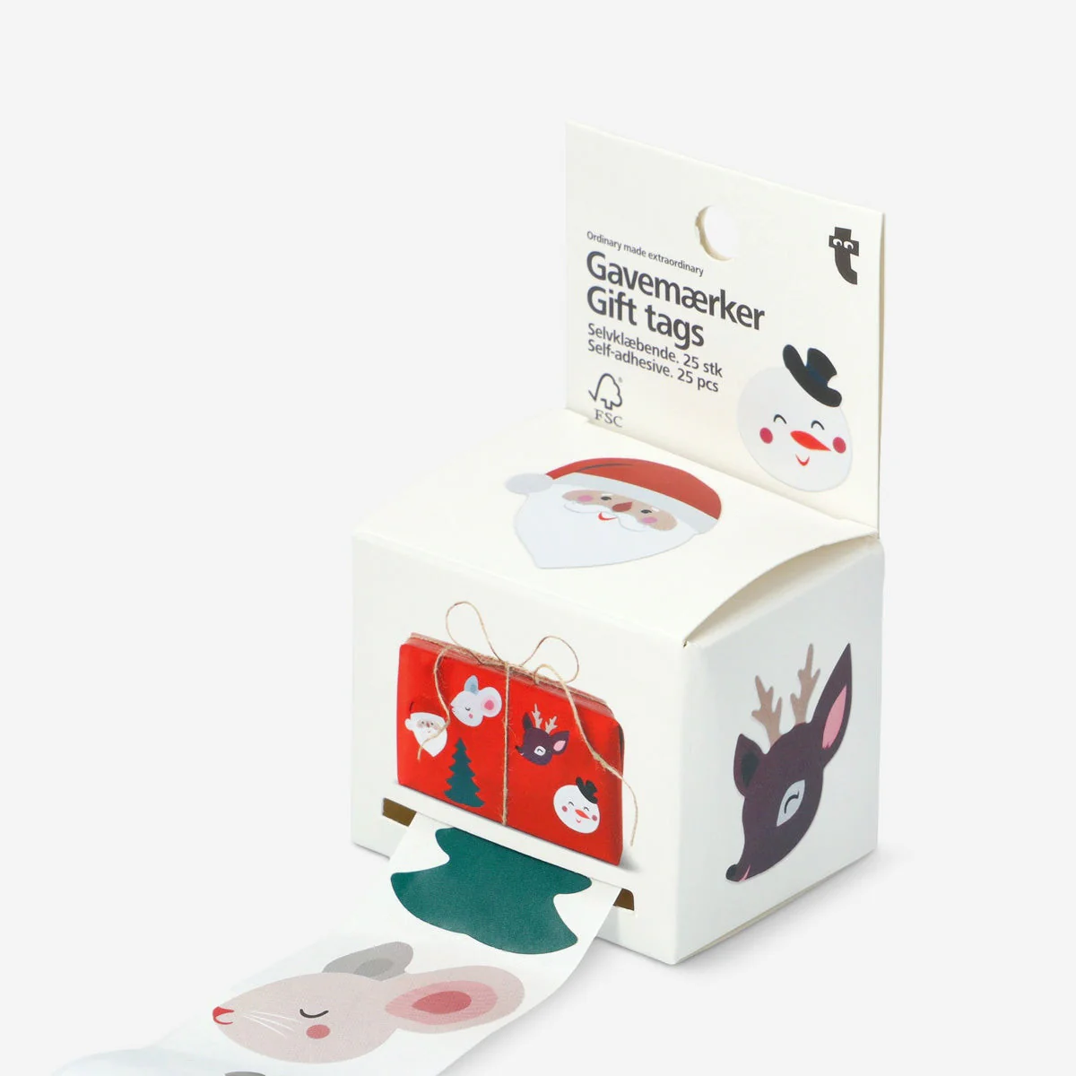 Gift tags. Self-adhesive