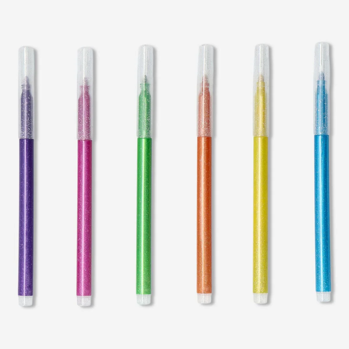 Glitter markers. 6 pcs