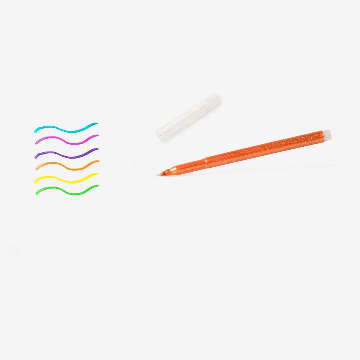 Glitter markers. 6 pcs - Image 2