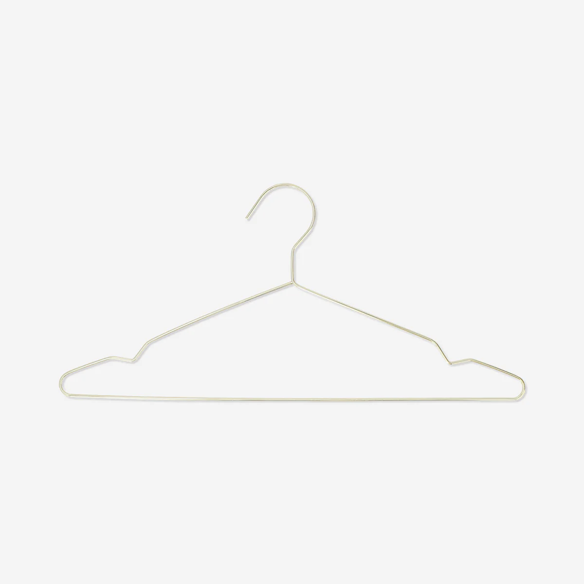 Gold metal hangers - 5 pcs