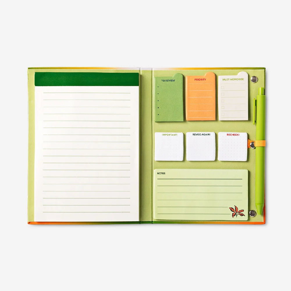 Gradient notepad with pen and sticky notes - Image 2