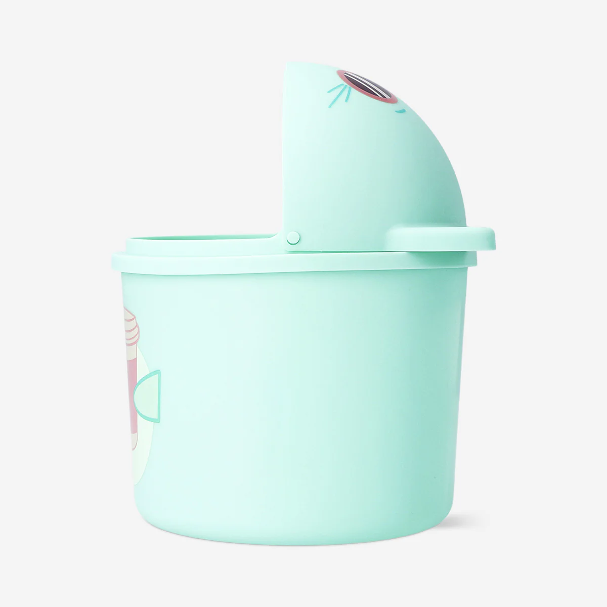 Green cat push bin - Image 3