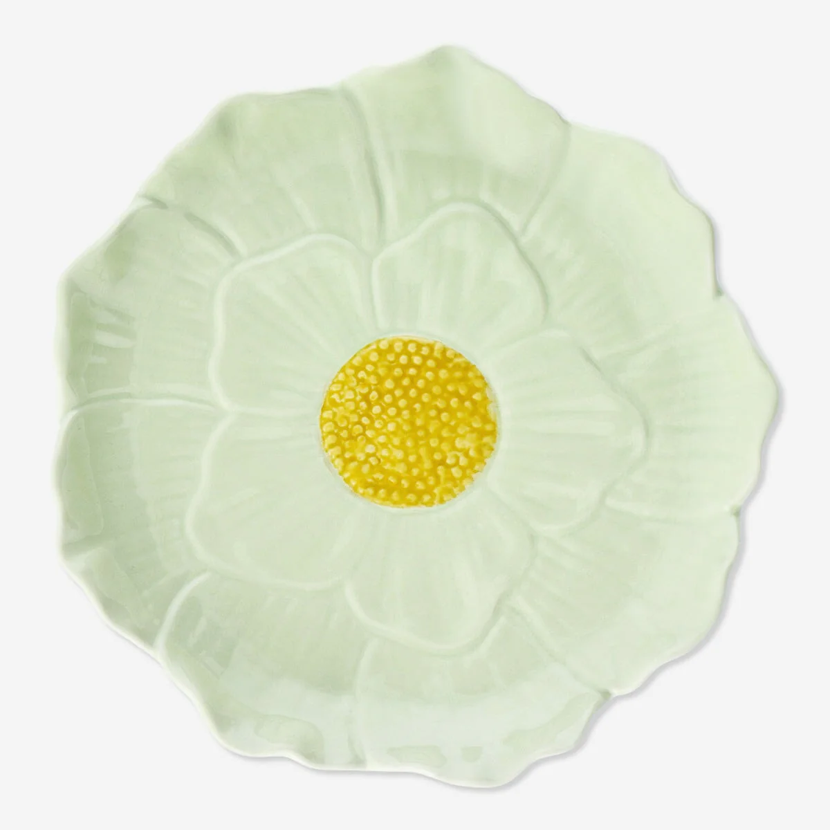 Green flower plate - Image 2