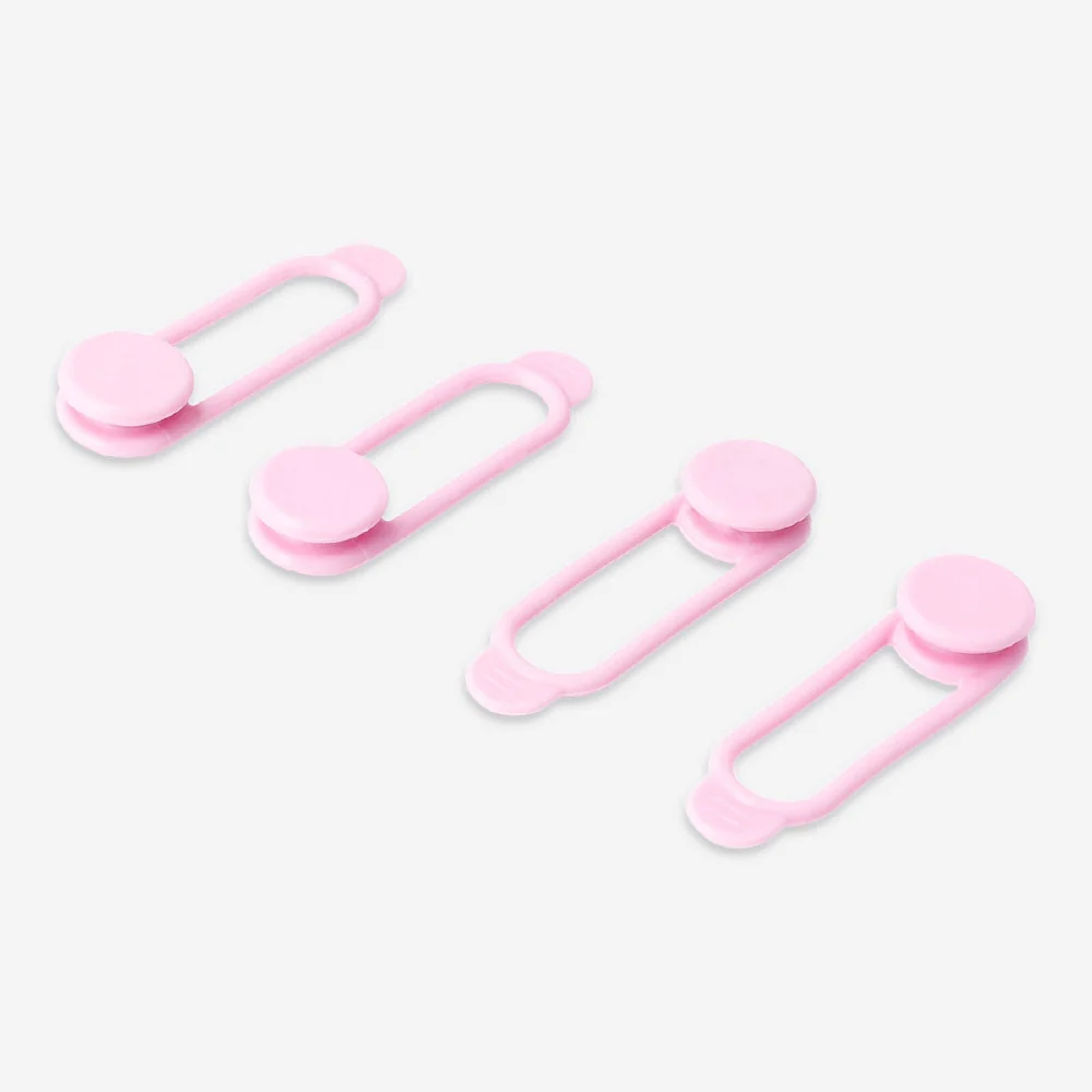 Pink cable organisers - 4 pcs - Image 2