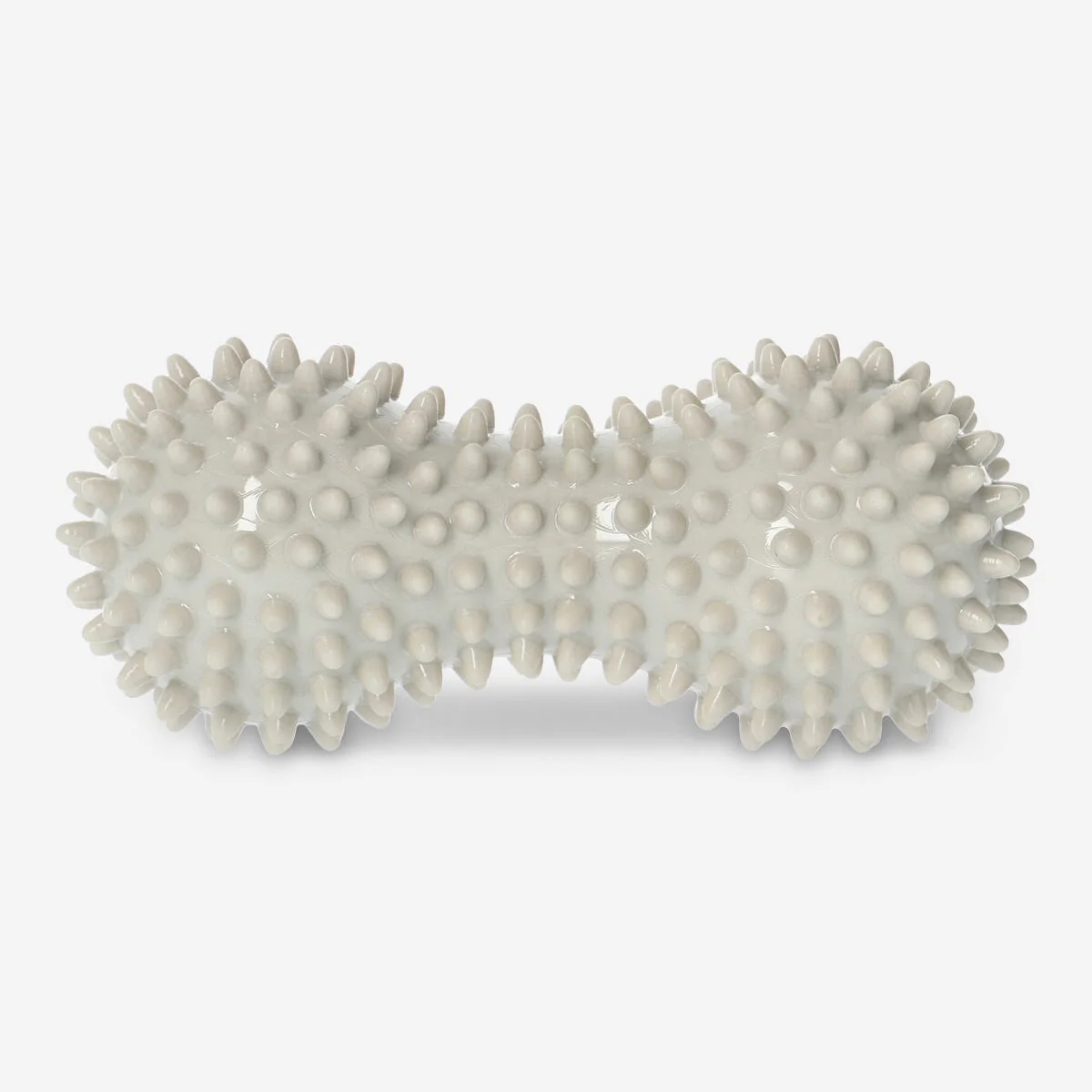 Grey massage roller with spikes