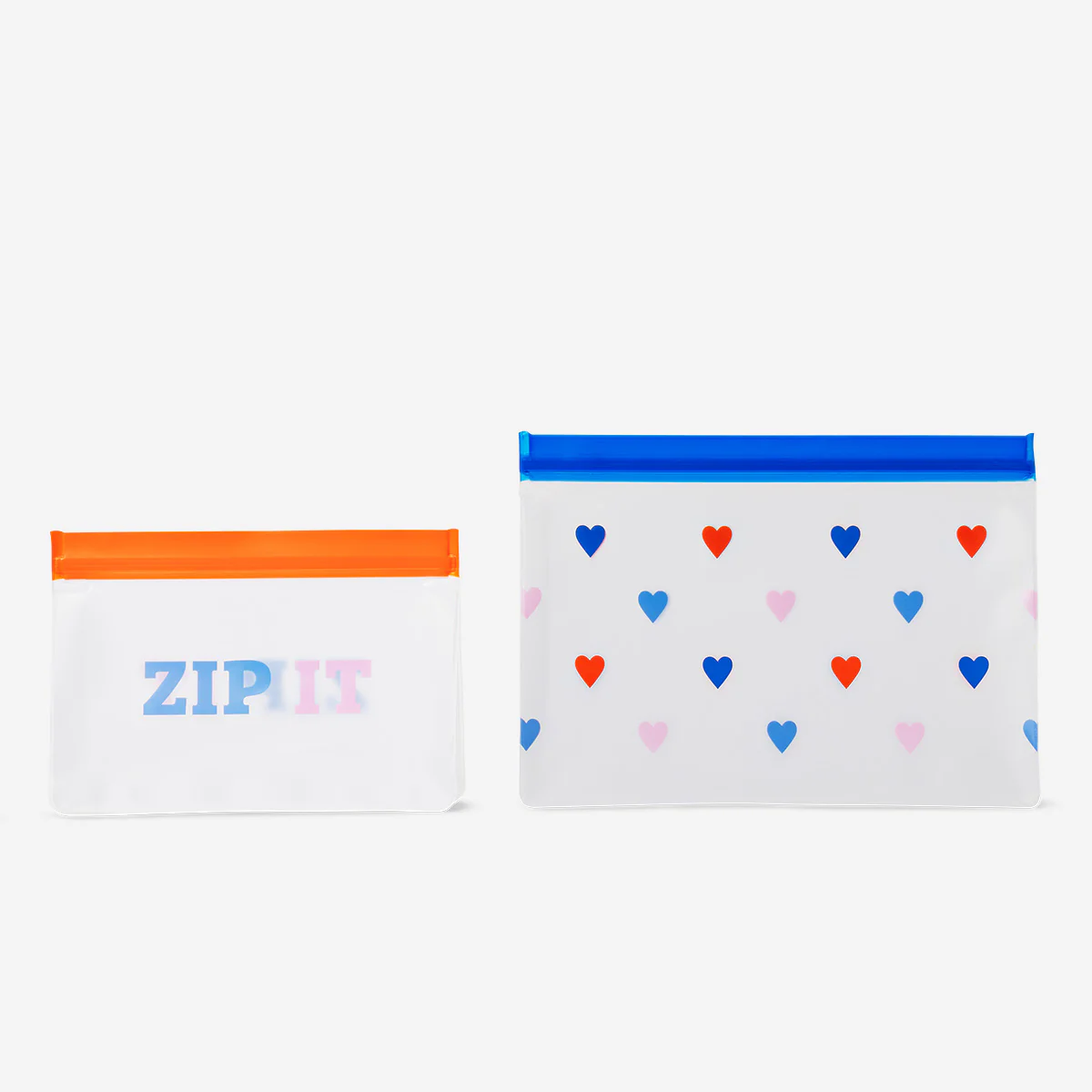 Grip seal bags with hearts - 2 pcs - Image 2