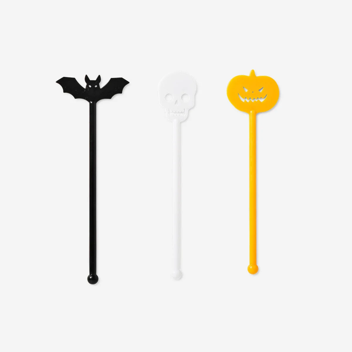 Halloween drink stirrers - 3 pcs - Image 2
