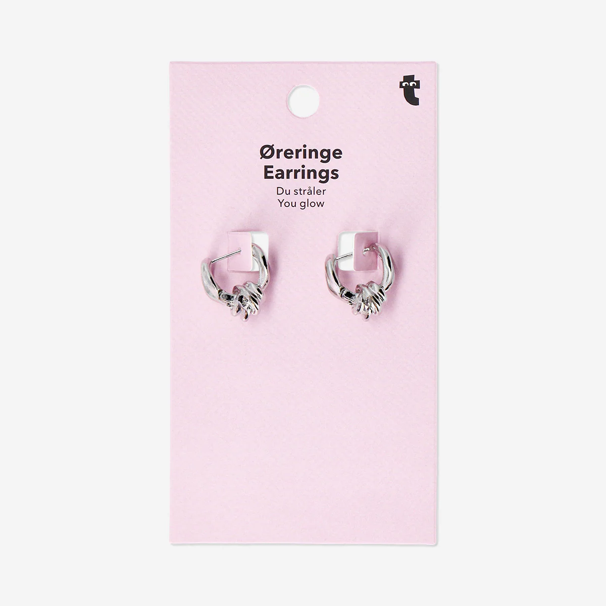 Hanging earrings - Silver knots