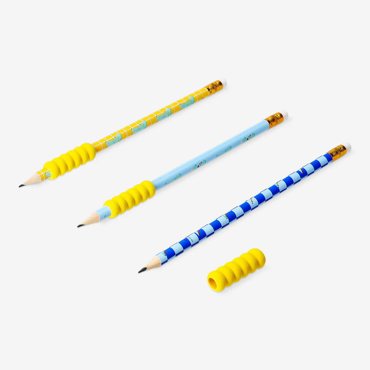 HB grip pencils with dinosaur print - 3 pcs - Image 2