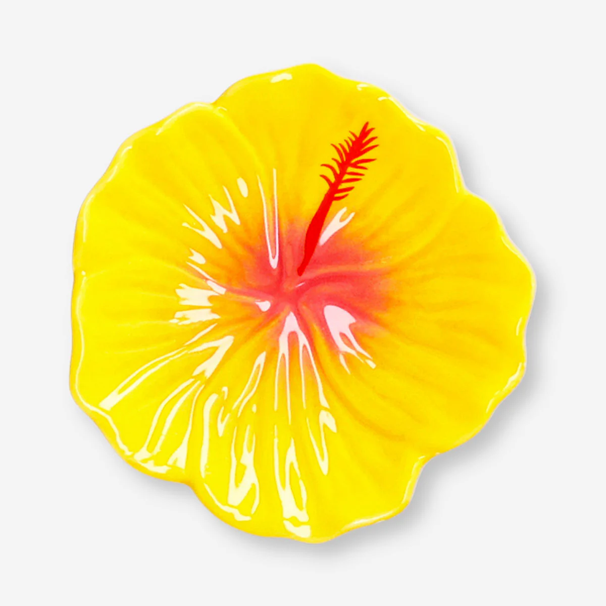 Hibiscious flower decorative dish - 12 cm - Image 3