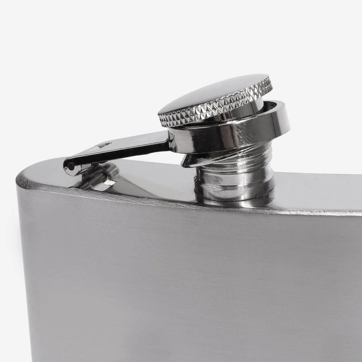 Silver hip flask - Image 3