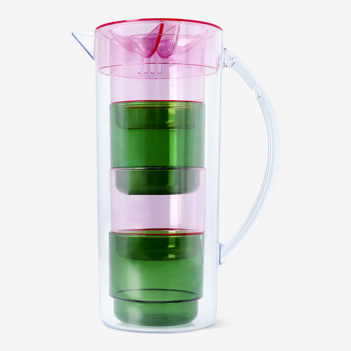 Jug with cups picnic set - 5 pcs - Image 2