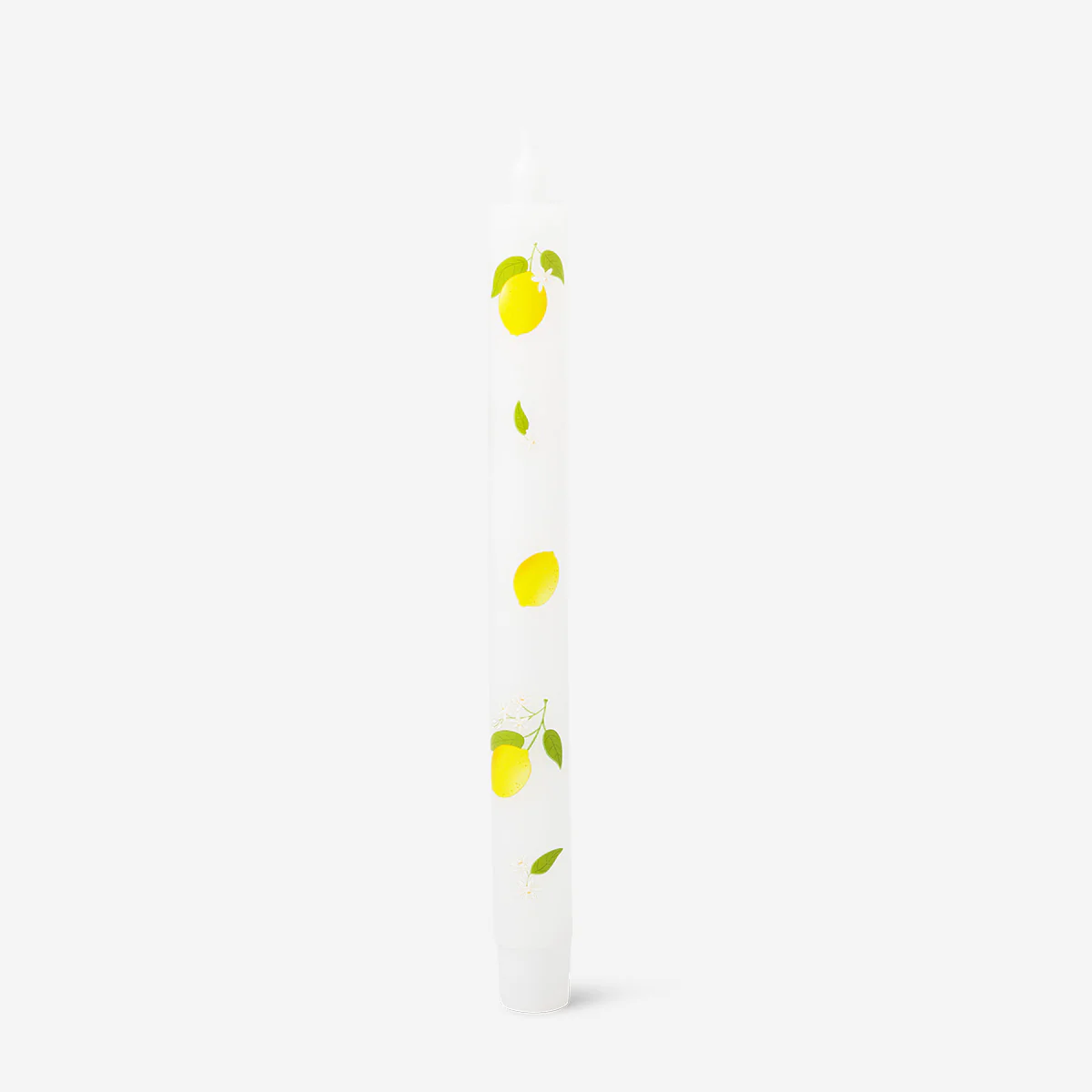 LED dinner candle with lemon print - 24 cm - Image 2