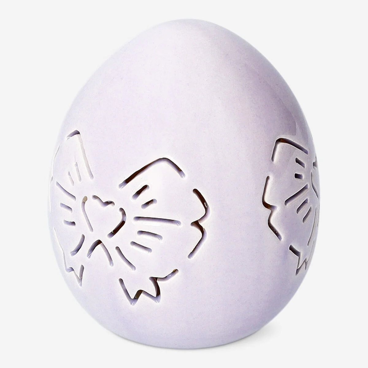 LED glowing egg with bow design - Image 2