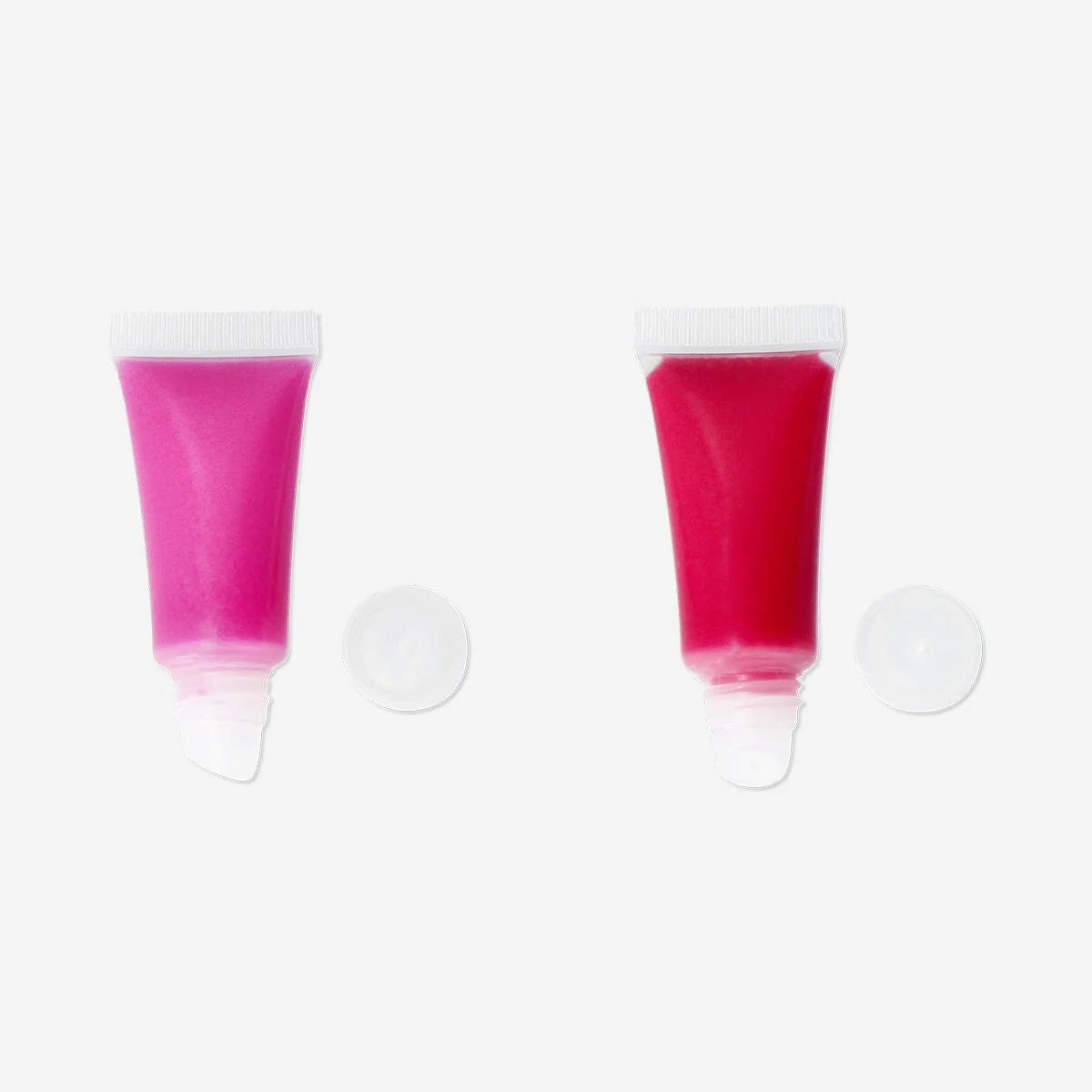 Lip gloss bauble set with orange fragrance - 2 pcs - Image 2