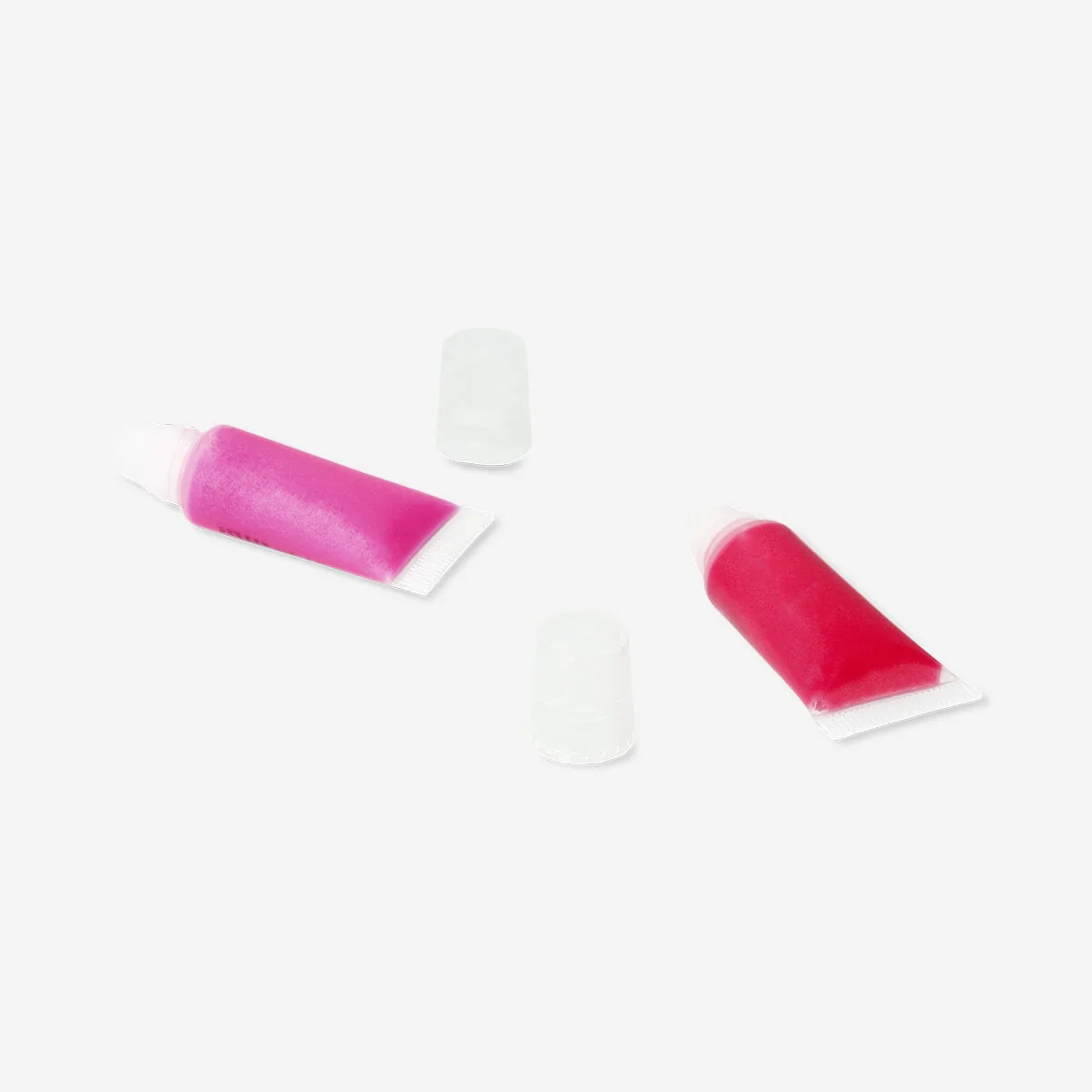 Lip gloss bauble set with orange fragrance - 2 pcs - Image 3
