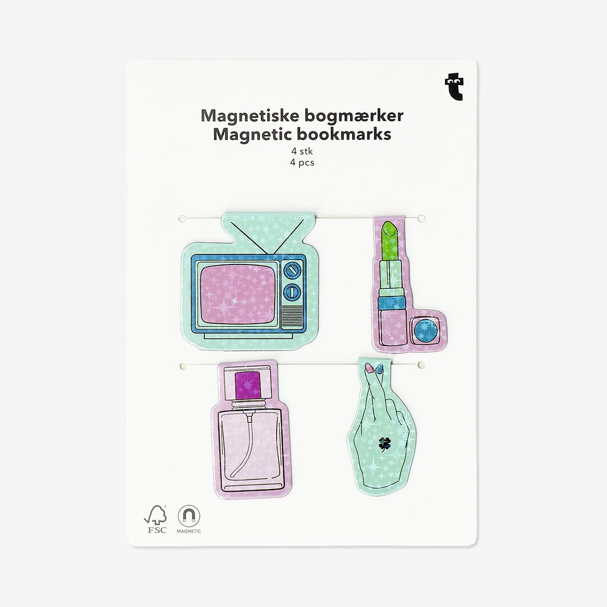 Magnetic bookmarks - 4 pcs - Image 3