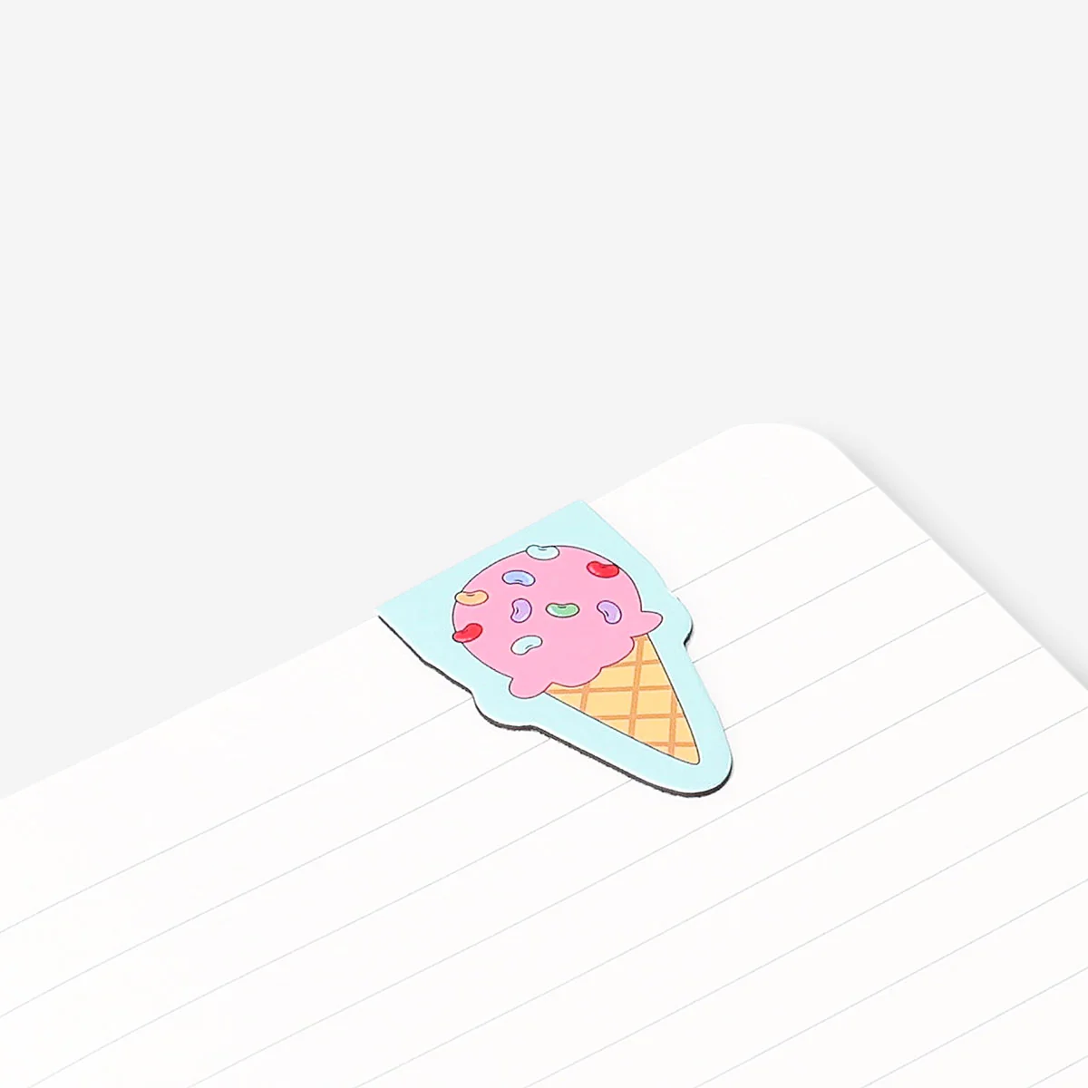 Magnetic bookmarks with food icons - 4 pcs - Image 2