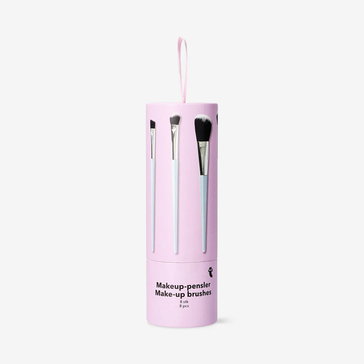 Make-up brush set in tube - 8 pcs