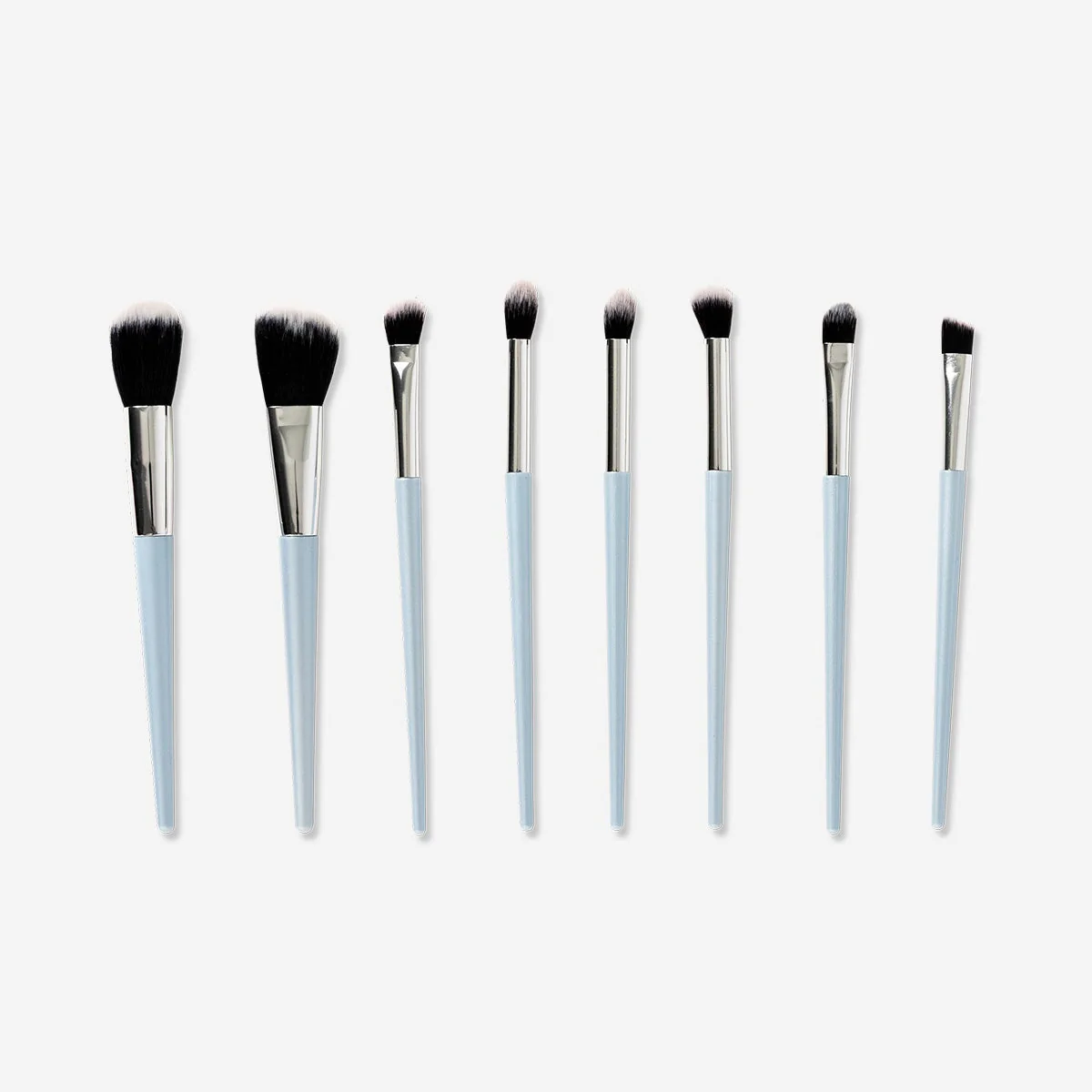 Make-up brush set in tube - 8 pcs - Image 2