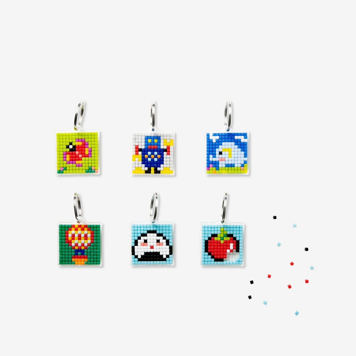 DIY key rings - 8 pcs - Image 2