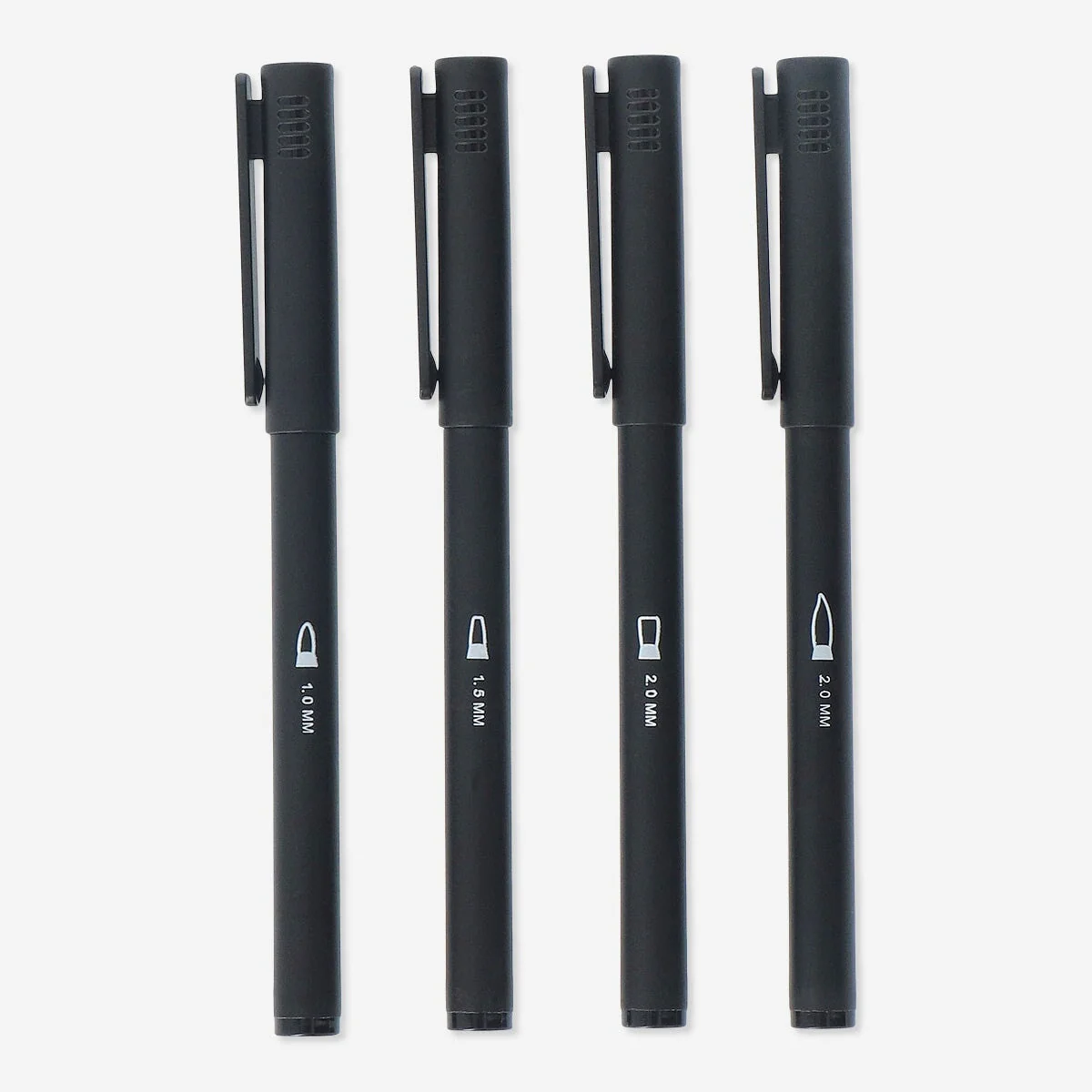 Markers for calligraphy. 4 pcs