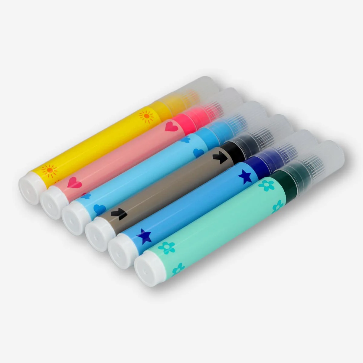 Markers with Stamps - 6 pcs - Image 2