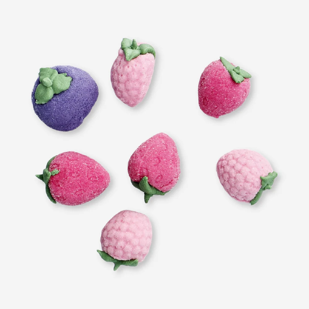 Marshmallow basket - Raspberry, strawberry and blackberry flavour - Image 2