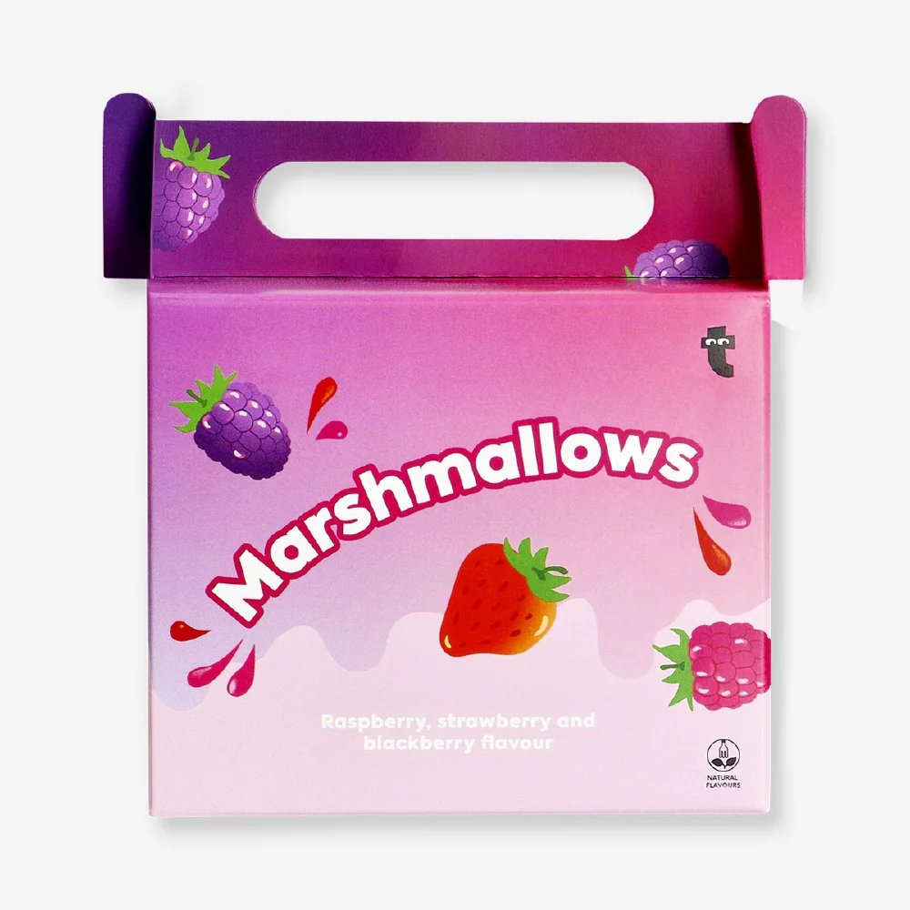 Marshmallow basket - Raspberry, strawberry and blackberry flavour - Image 3