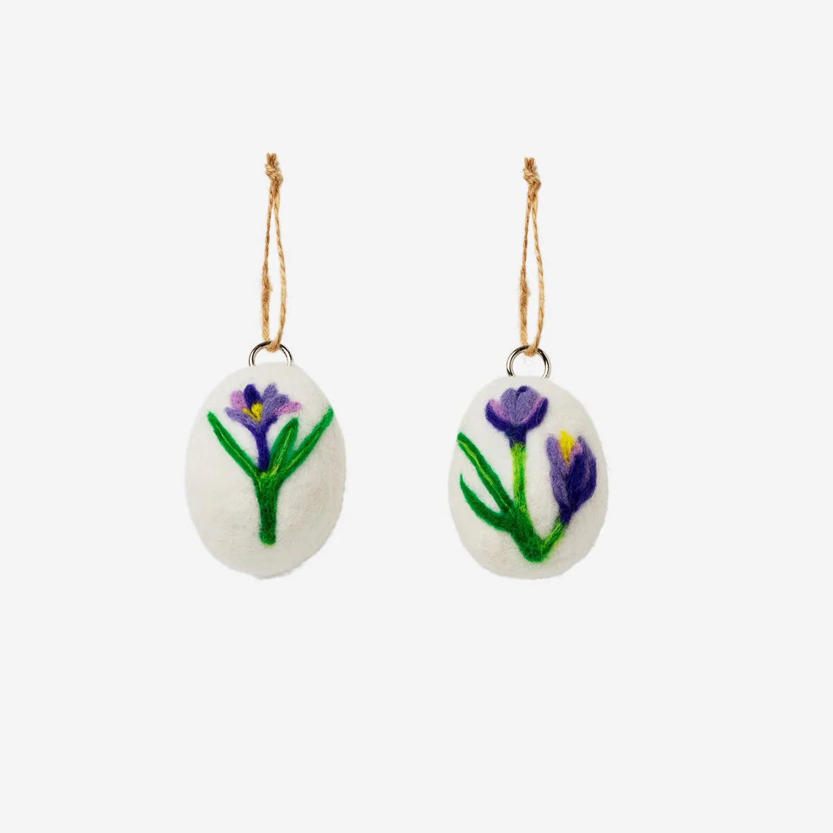 Needle felting kit. Set of 2 Easter eggs - Image 3