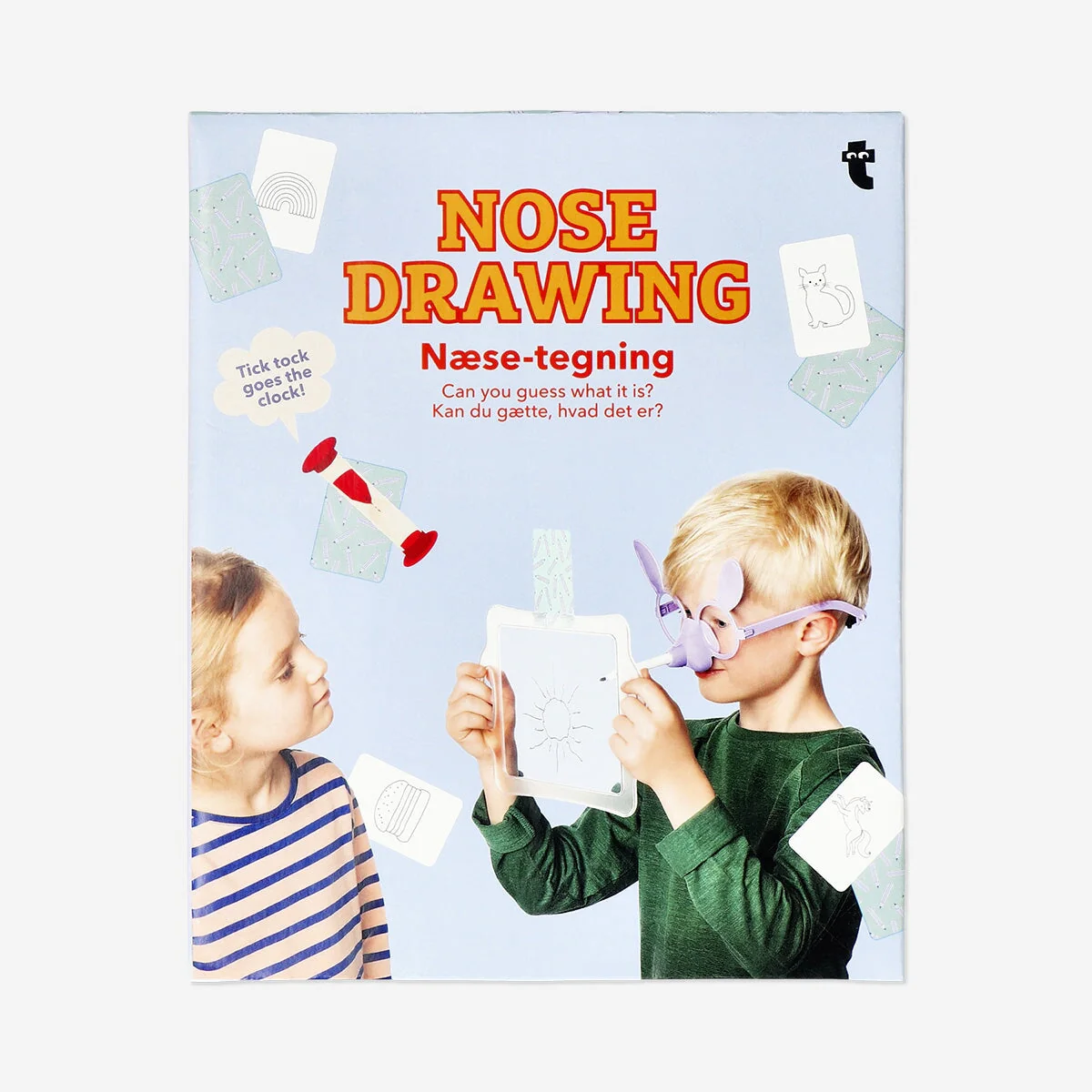 Nose-drawing game
