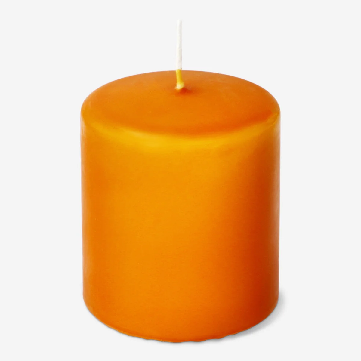 CL Pressed dinner candle orange - Image 2