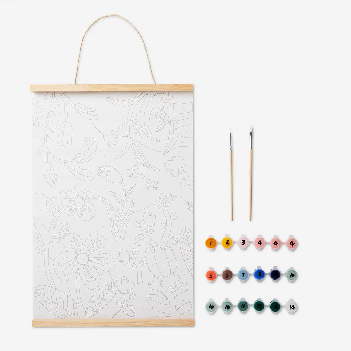 Painting kit. Make art by numbers