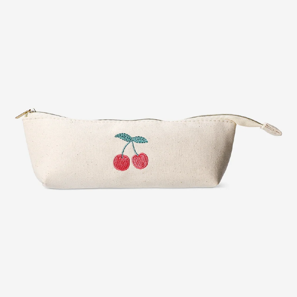 Pencil case with cherries