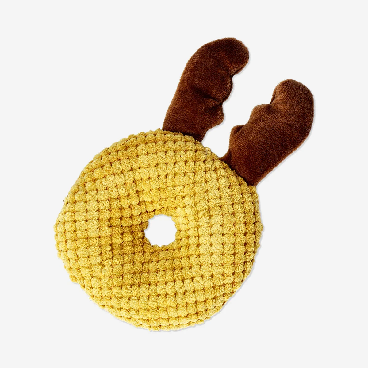 Pet toy - Plush reindeer doughnut - Image 3