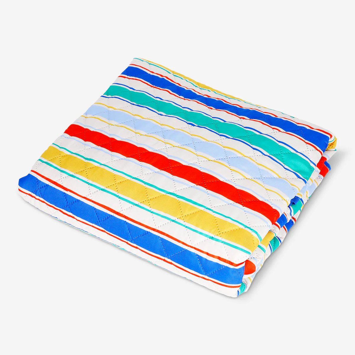 Quilted picnic blanket with stripes - 170x130 cm - Image 3