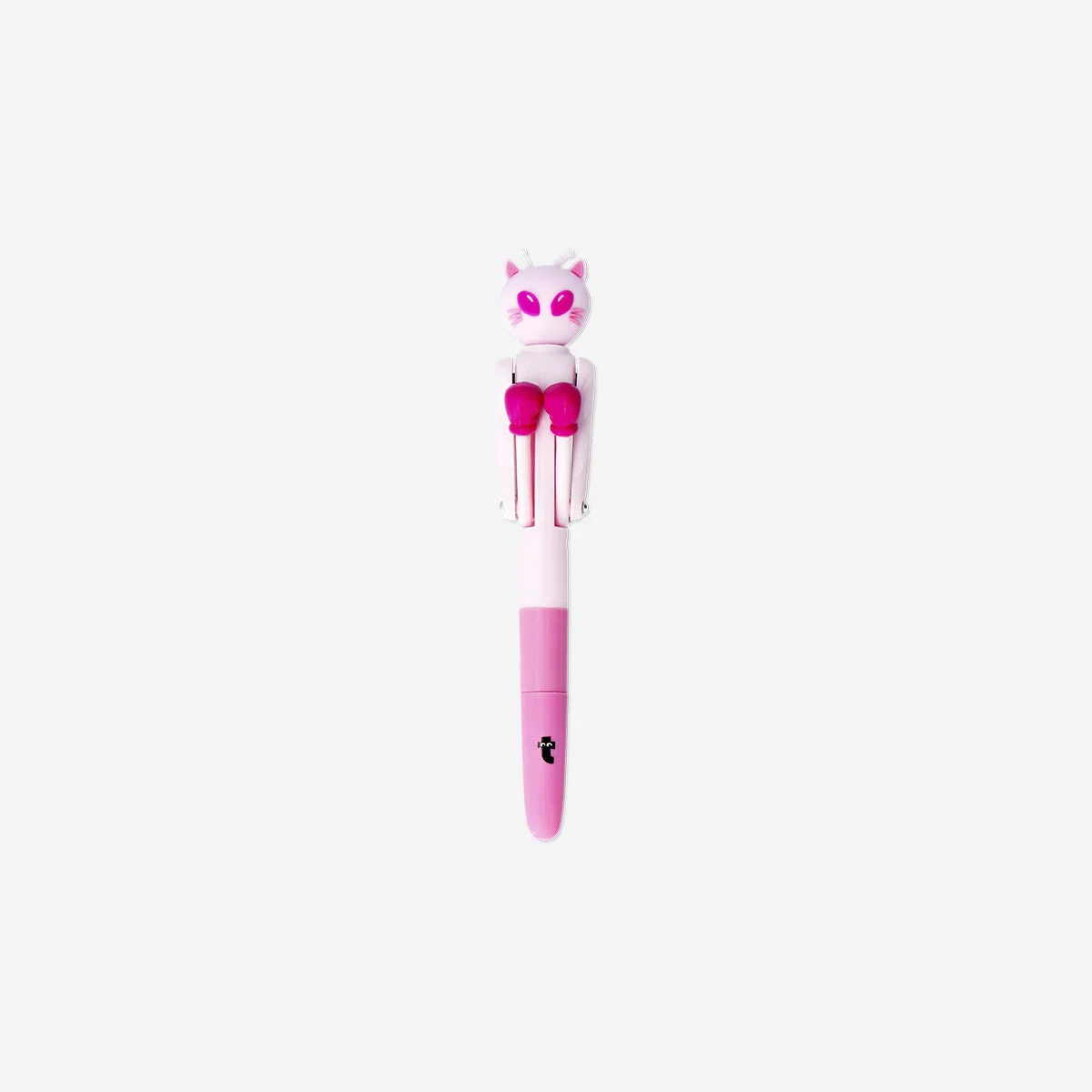 Pink alien punching pen