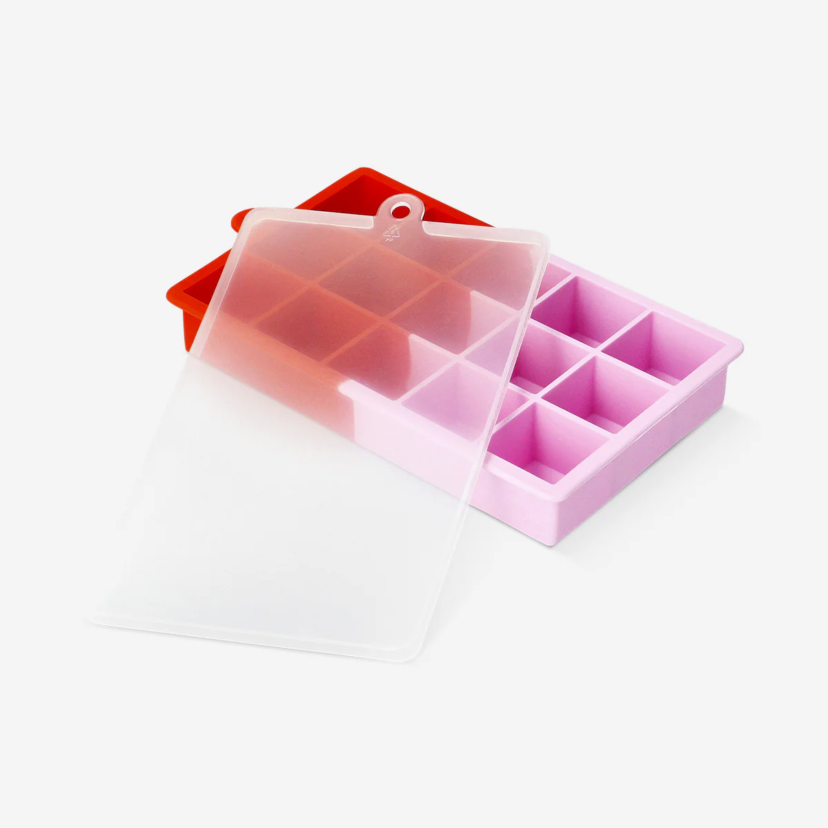 Pink and red regular ice cube tray - Image 2