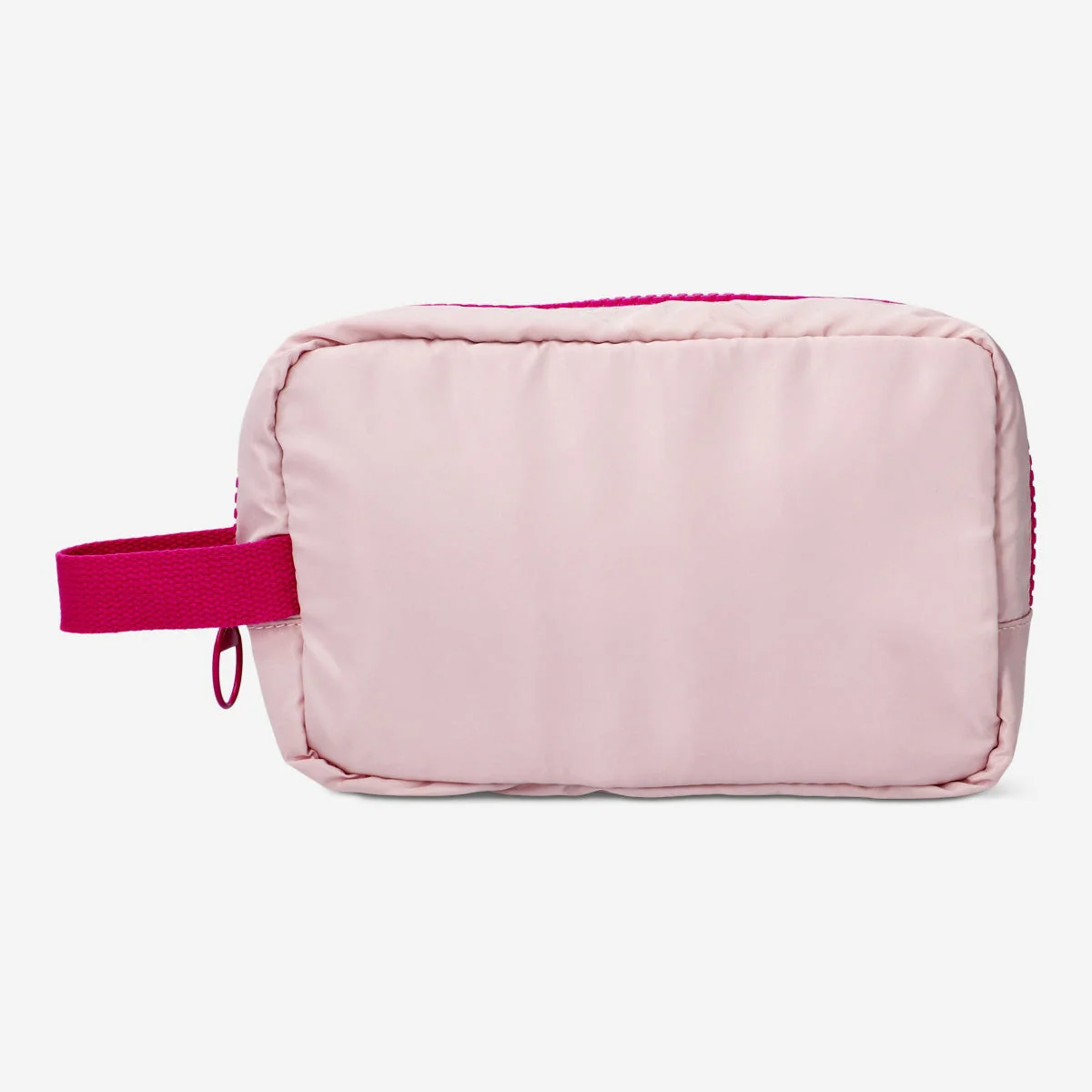 Pink cosmetic bag with strap - Image 3
