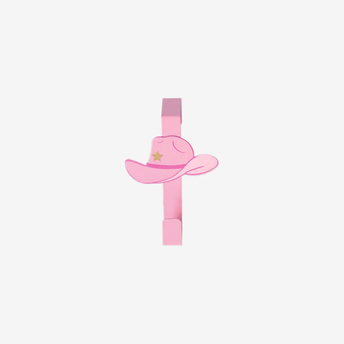 Pink cowboy hat hook