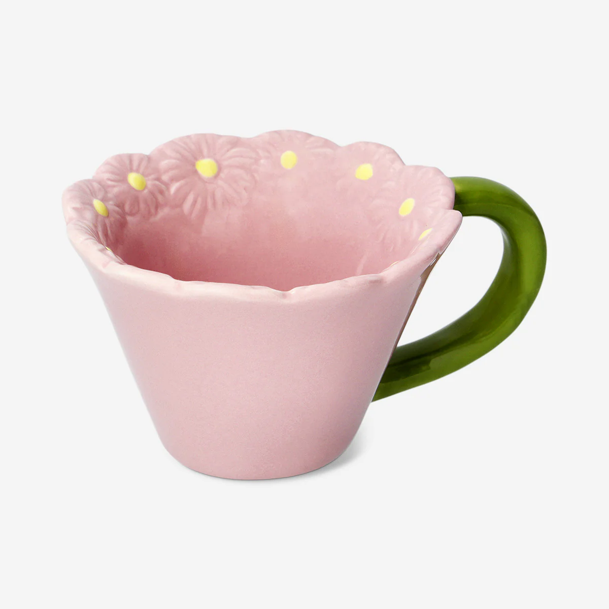 Pink flower mug - 115 ml - Image 2