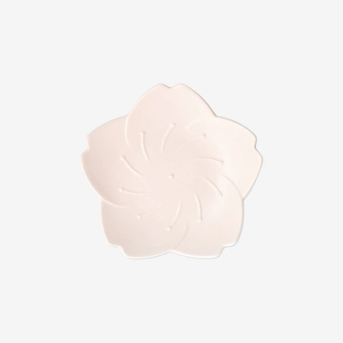 Pink flower plate - 18 cm - Image 3
