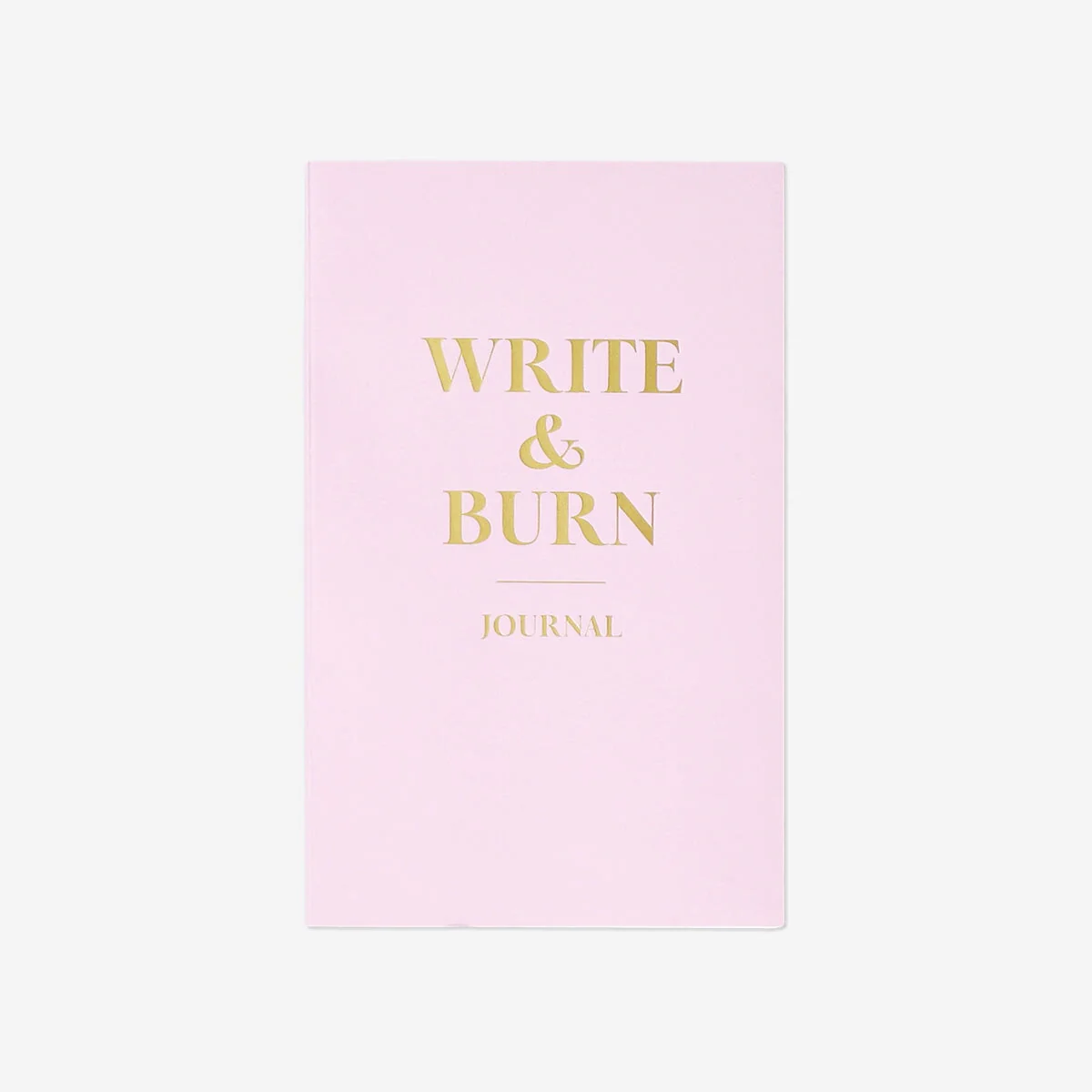 Pink write and burn journal