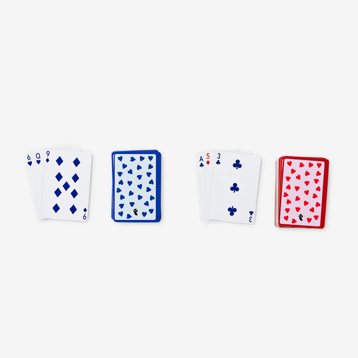 Playing cards with Valentine theme