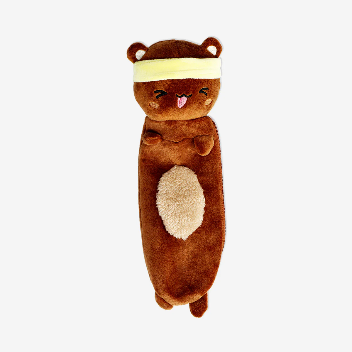 Plush bear pencil case