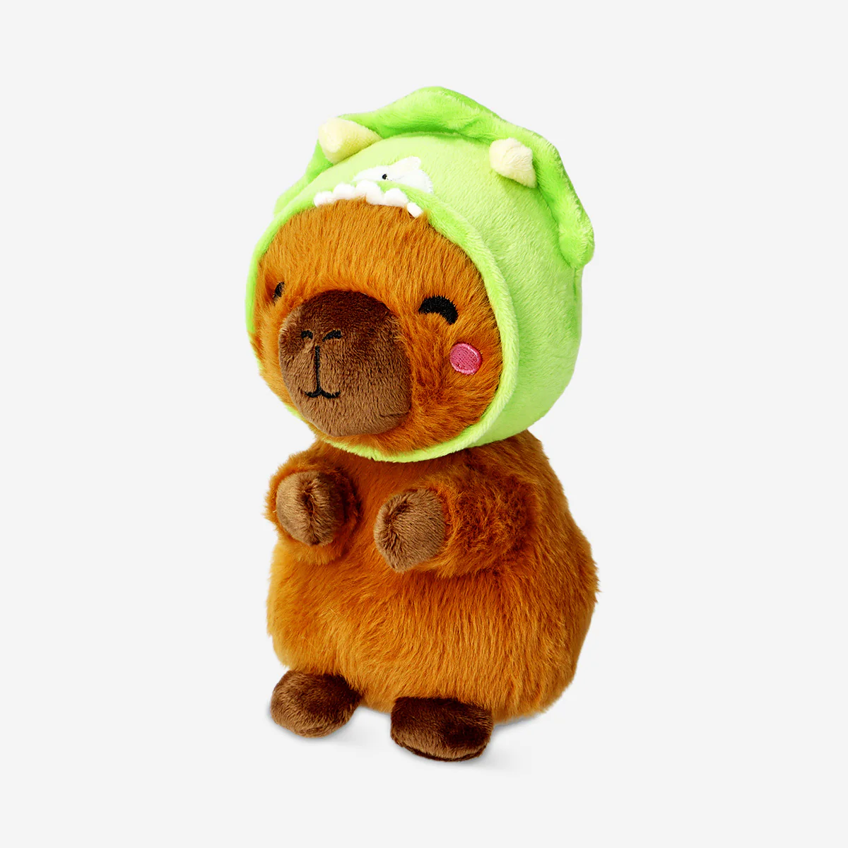 Plush toy - Capybara with Triceratop hat - Image 3