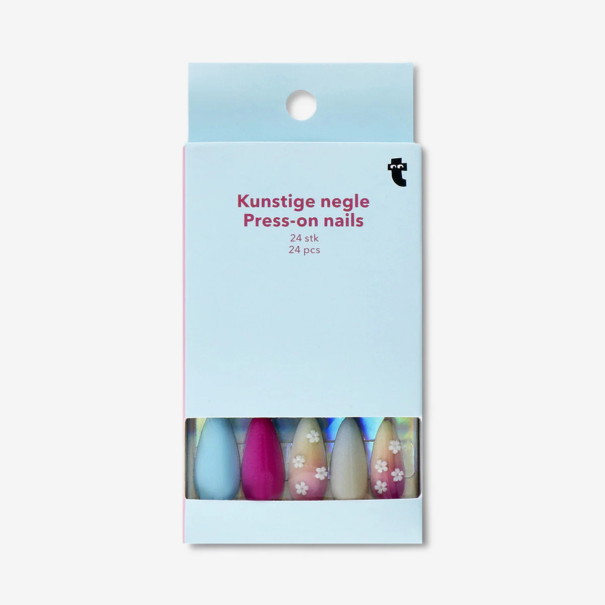 Press on nails - 3D flowers with gradient colourway