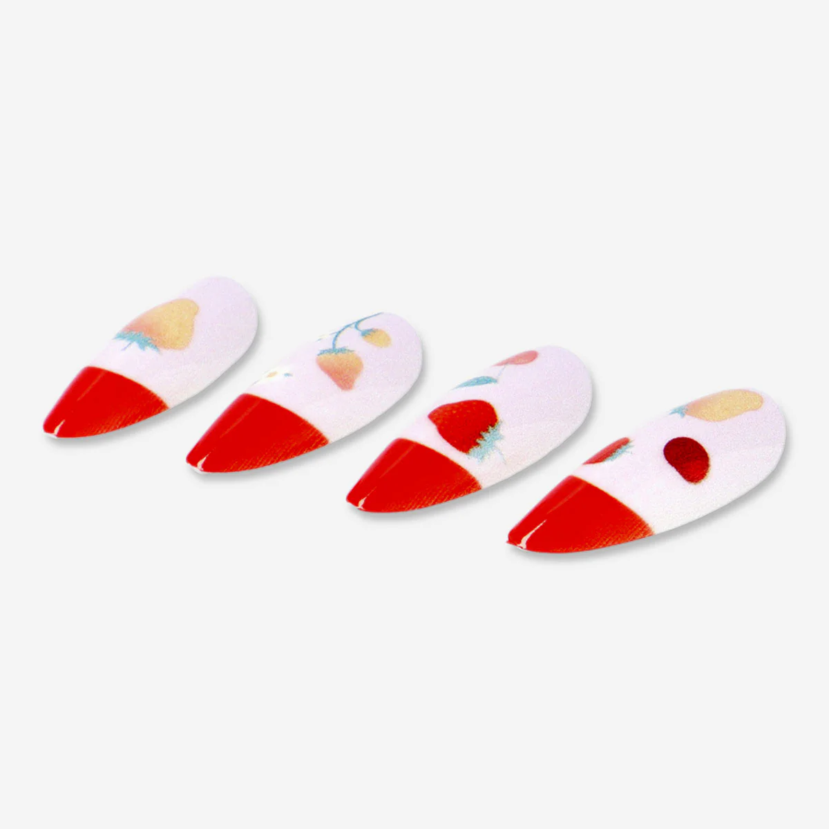 Press-on nails - Strawberry design - Image 3