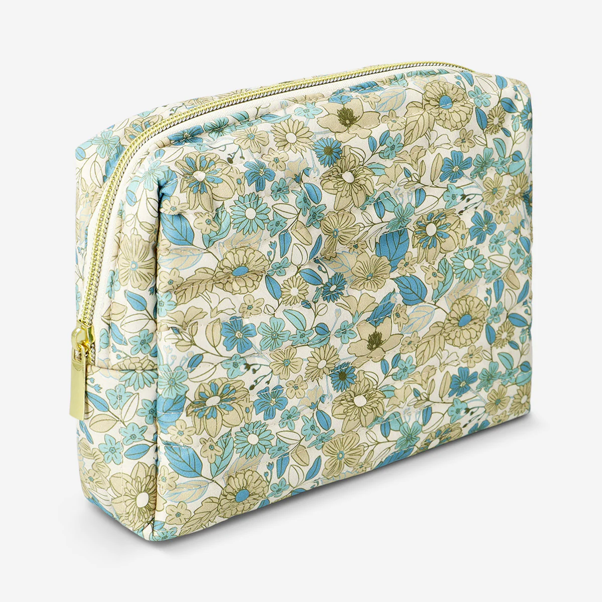 Quilted floral toiletry bag - Image 2
